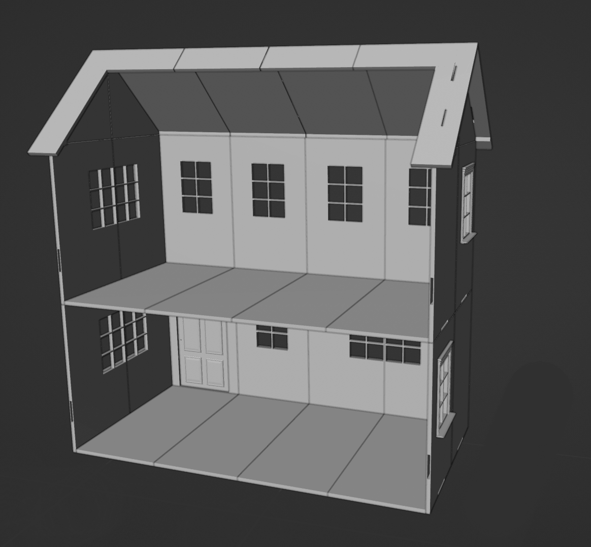 3D printing file for a dollhouse construction kit