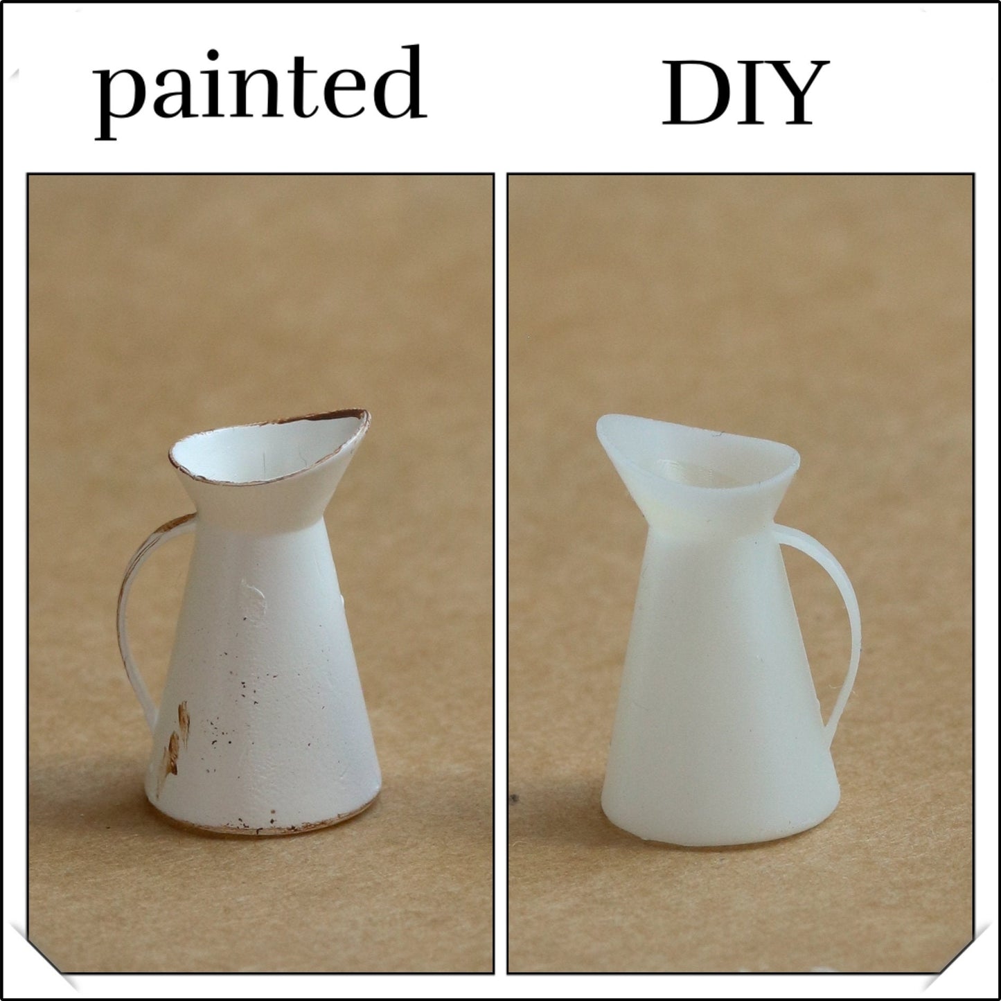 1:12 miniature DIY farmhouse can jug 3d printed